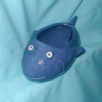 Blue Fish Planter