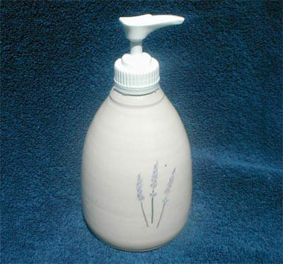 Soap Dispenser/Pressed Lavender Leaf.