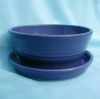 8" Dish Garden/Dark Blue