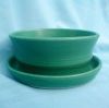 8" Dish Garden/Turqoise