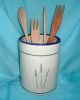 Tool Crock in Impressed Lavender/Blue trim